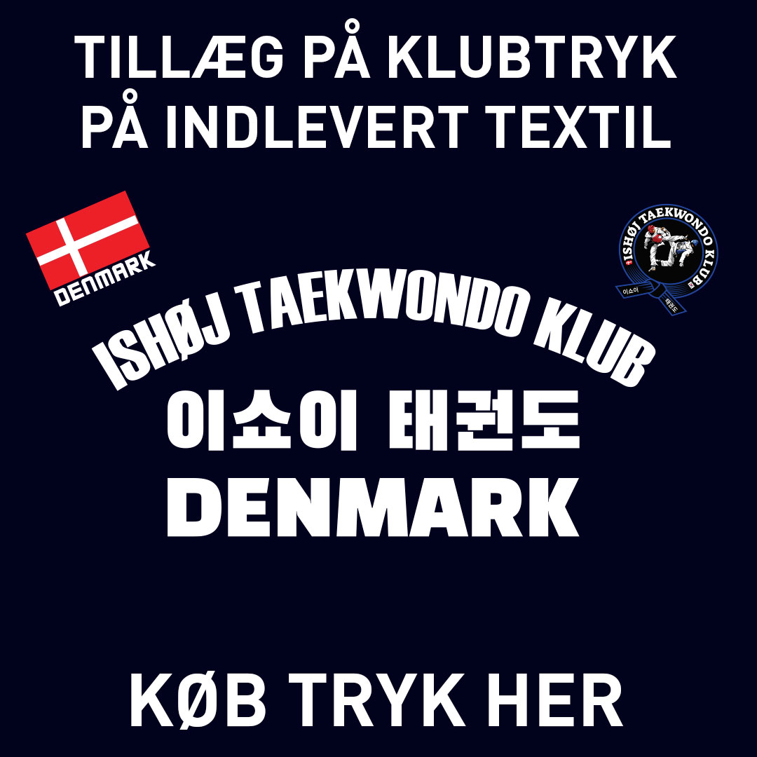 Tryk med tillæg på medbragt tøj