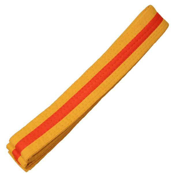BUDOX monb�lte - gul m/orange stribe