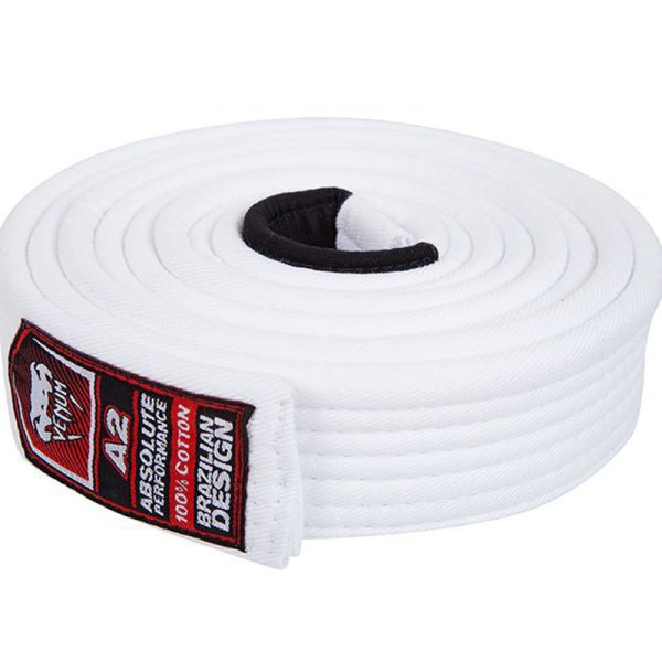 BJJ b�lte - hvid/sort