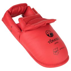 Fodbeskytter WKF m/velcro - r�d