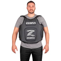 ZEBRA Coach vest Pro - sort/hvid