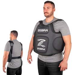 ZEBRA Coach vest Pro - sort/hvid