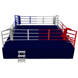 FIGHTX boksering Konkurrence 4 reb - 7,5x7,5 meter m/gulv
