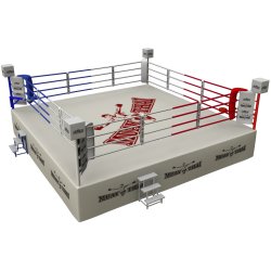 FIGHTX Muay Thai boksering Stvne m/4 reb - 7x7 meter m/gulv