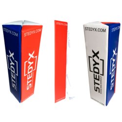 FIGHTX hjrner til boksering med print u/top - 4 stk.