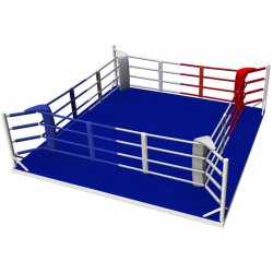 FIGHTX boksering Supreme 4 reb - 5x5 meter m/gulv