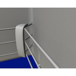 FIGHTX boksering Fitness til hjrne 4 reb - 3x3 meter u/gulv