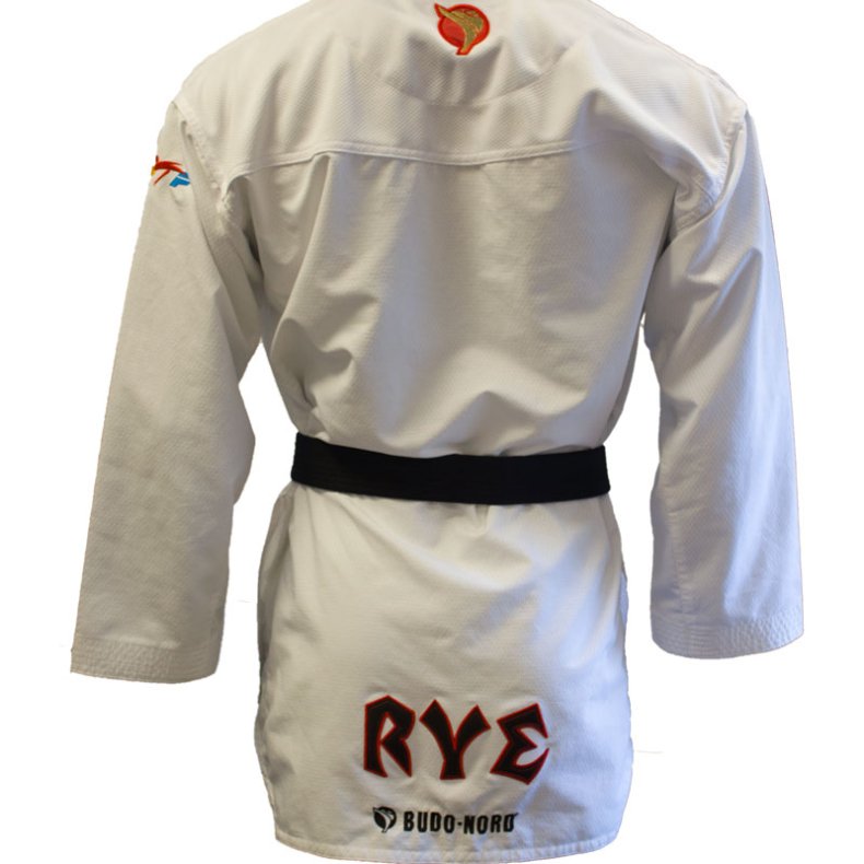 Brodering med application - ryg
