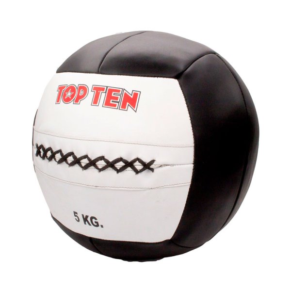 Crossfit Wallball 5 kg - hvid/sort