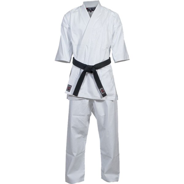 Zanshin gi m/traditionel sn�re - neutral 3/4 �rme