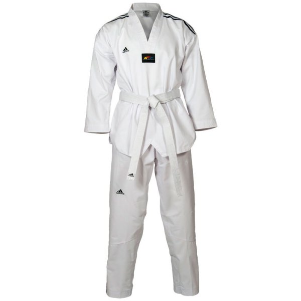 Adi-Club 3 WTF dobok m/hvid krave