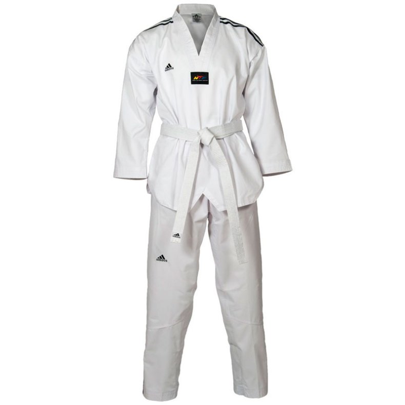 Adi-Club 3 WTF dobok m/hvid krave