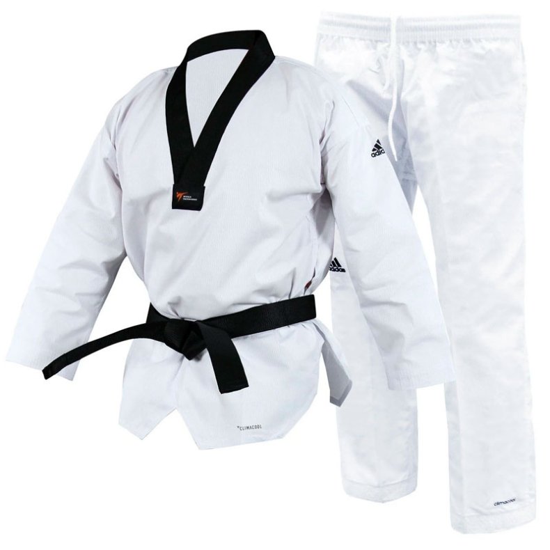 Adi Champ 3 WT dobok - sort krave
