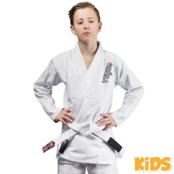 BJJ gi Contender Kids - hvid