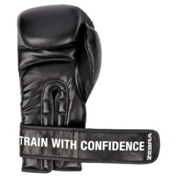 ZEBRA boksehandsker Performance lder - sort/hvid