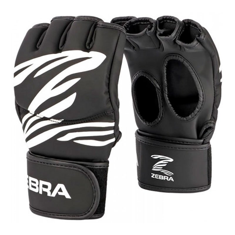 ZEBRA Fitness MMA handske sort/hvid - handsker BUDOX /