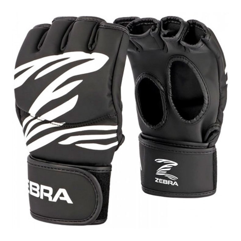 Fitness MMA handske - sort/hvid