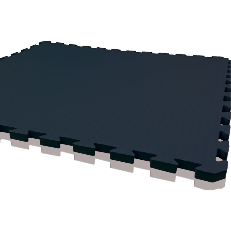 Puzzlem�tte 1x1 m x 40 mm - sort/gr�