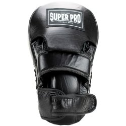 Super Pro Combat Gear lang buede fokuspude i l�der - sort/hvid