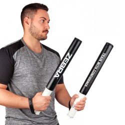 ZEBRA Performance soft speed sticks - sort/hvid