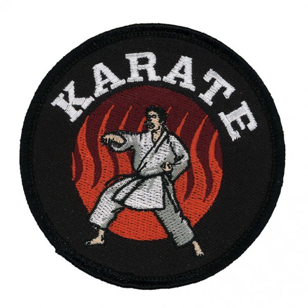 Budo-Nord stofmrke karate flames