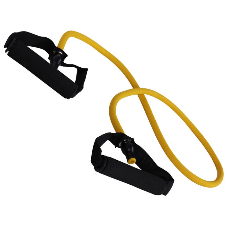 Tr�ningselastik m/greb gul latexfri - X-Light