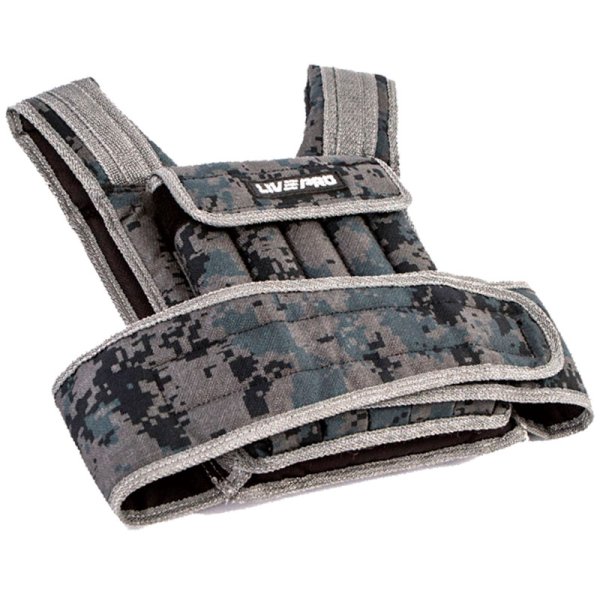 V�gtvest m/reflekser camouflage - 10 kg