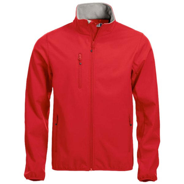 Jakke softshell Basic herre - r�d