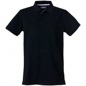 Clique polo Premium Heavy herre - sort