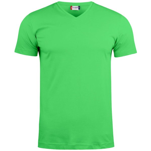 T-shirt Basic V-hals unisex - gr�n