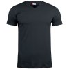 T-shirt Basic V-hals unisex - sort