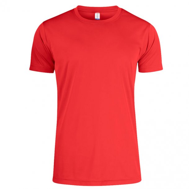 Clique t-shirt Basic Active dryfit herre - rd