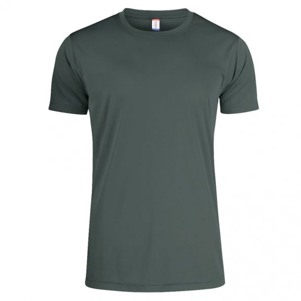 Clique t-shirt Basic Active dryfit herre - pistolgr