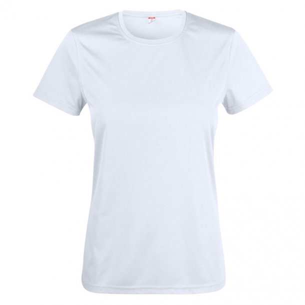 Clique t-shirt Basic Active dryfit dame - hvid