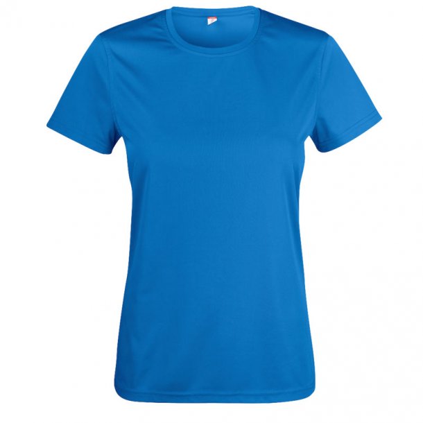 Clique t-shirt Basic Active dryfit dame - koboltbl