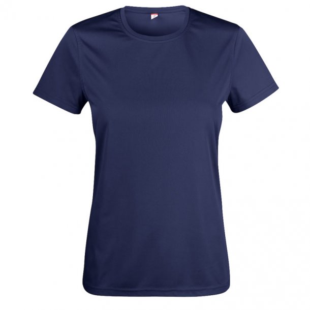 Clique t-shirt Basic Active dryfit dame - navy