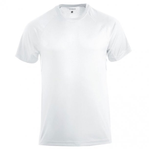 Clique t-shirt Premium Active herre - hvid