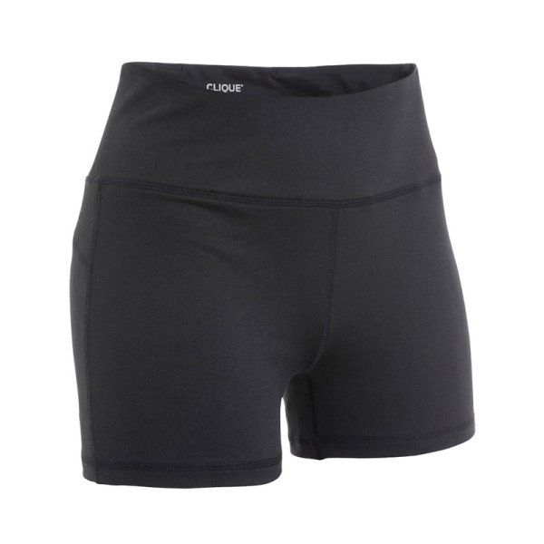 Hotpants Active dame - sort