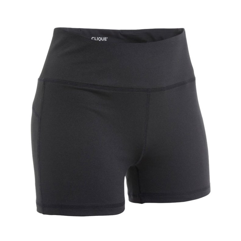Hotpants Active dame - sort