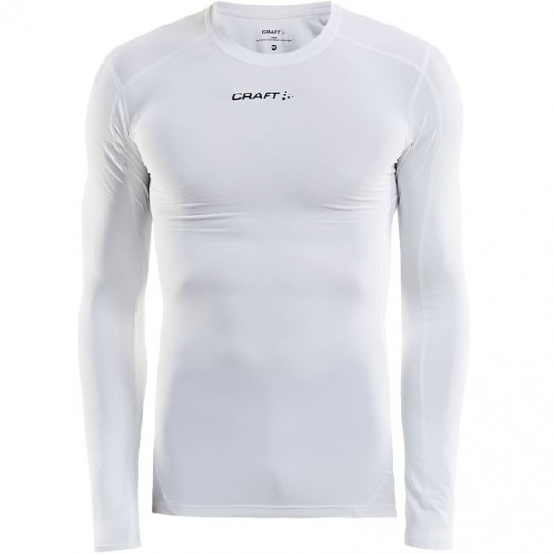 Craft Pro Control compression shirt LS unisex - hvid