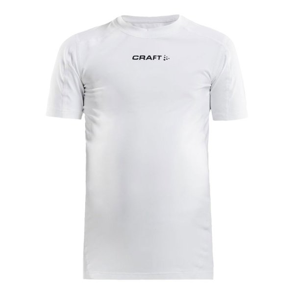 Pro Control compression t-shirt SS junior - hvid