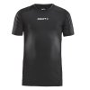 Pro Control compression t-shirt SS junior - sort