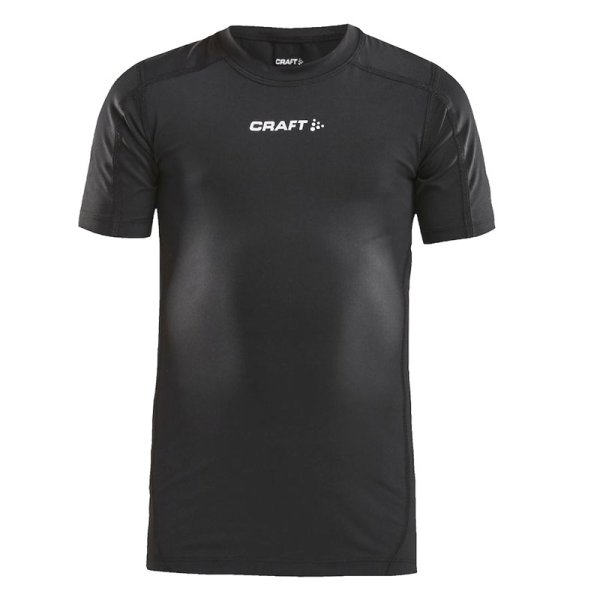 Pro Control compression t-shirt SS junior - sort