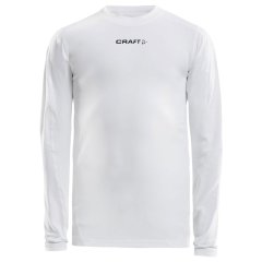 Pro Control compression t-shirt LS junior - hvid
