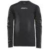 Pro Control compression t-shirt LS junior - sort