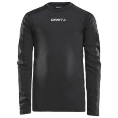 Pro Control compression t-shirt LS junior - sort