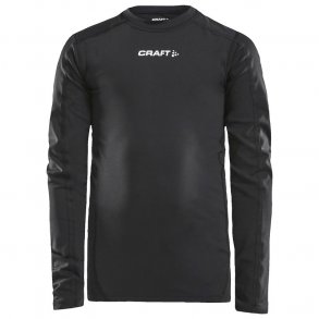Craft Pro Control compression t-shirt LS junior - sort