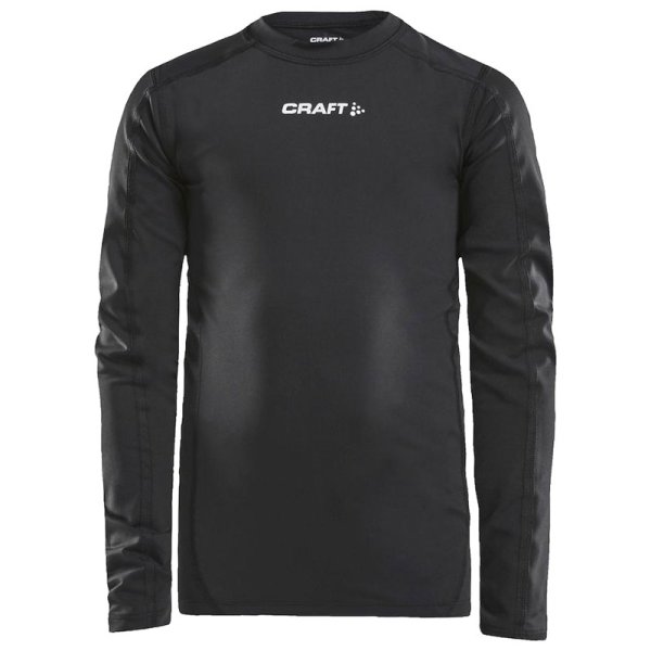 Pro Control compression t-shirt LS junior - sort