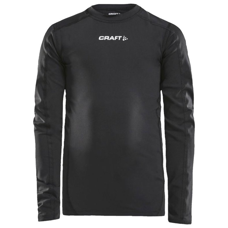 Pro Control compression t-shirt LS junior - sort