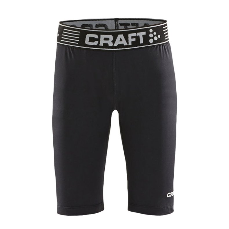 Pro Control compression tights shorts junior - sort